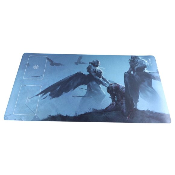 Valhalla Playmat Other - Valhalla Playmat Angel Warrior Artwork Games Lab Card Gaming Mat 24"x12" New